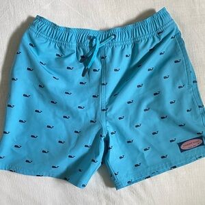 Vineyard Vines Boy’s Printed Chappy Swim Trunks Size M